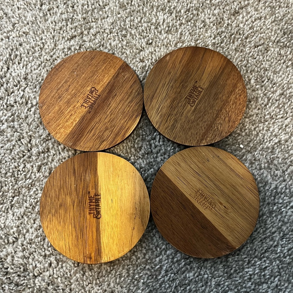 wood coasters - Picture 2 of 2